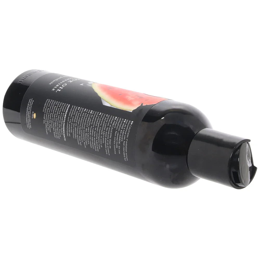 Edible Massage Oil 8oz/236ml in Watermelon – Vancouver – packaging view