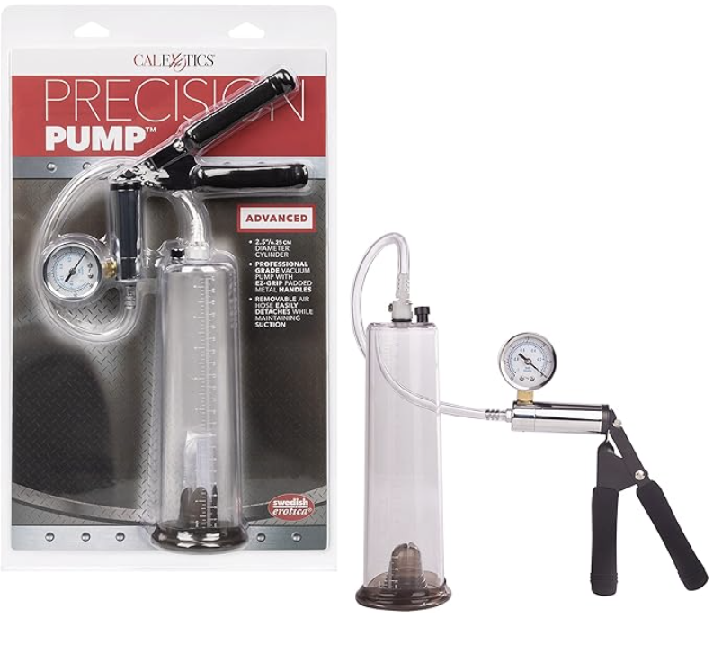 California Exotic Novelties Precision Pump Advanced 2, Clear — delivered in Vancouver in 1–2 hours | Heaven Boutique