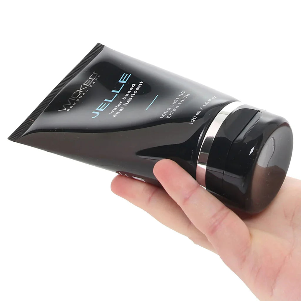 Jelle Water Based Anal Lubricant in 4oz/120ml - 4oz/120ml – Heaven Boutique Vancouver – side view