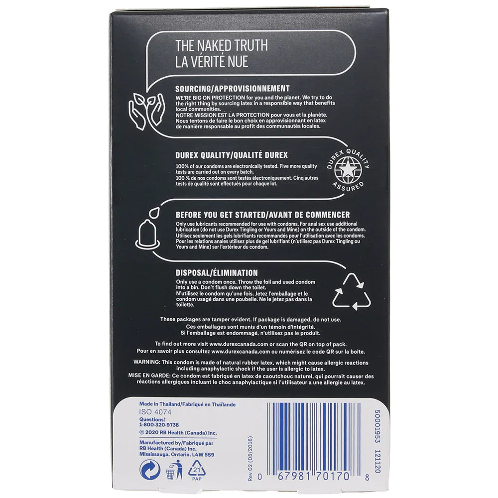 Avanti Bare Latex Condoms in 12 Pack – Vancouver — discreet 1–2 hour delivery – close-up view