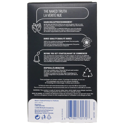 Avanti Bare Latex Condoms in 12 Pack – Vancouver — discreet 1–2 hour delivery – close-up view