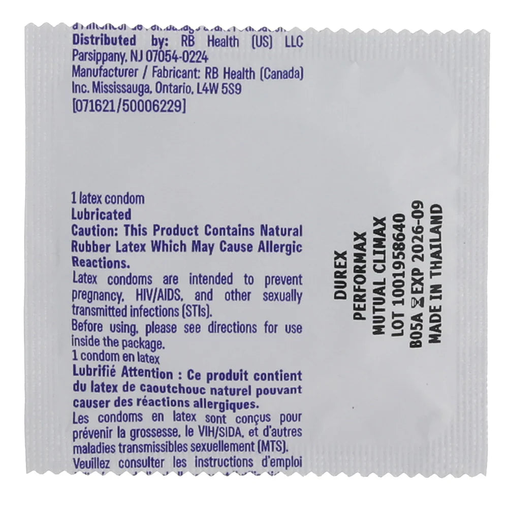 Performax Condoms in 3 Pack Vancouver – product detail