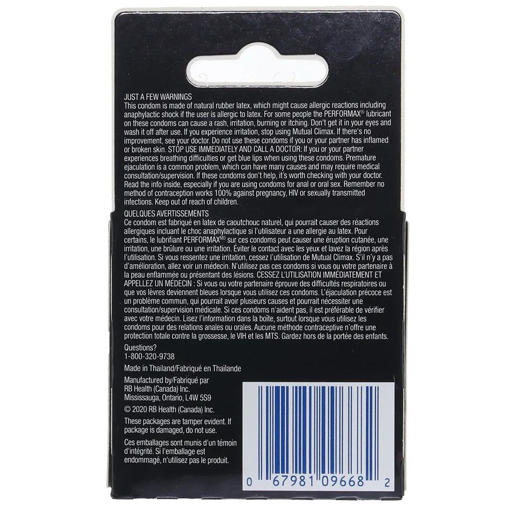 Performax Condoms in 3 Pack – Vancouver — discreet 1–2 hour delivery – close-up view