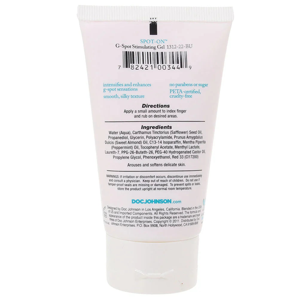 Spot-On G-Spot Stimulating Gel in 2oz/56g Vancouver – product detail