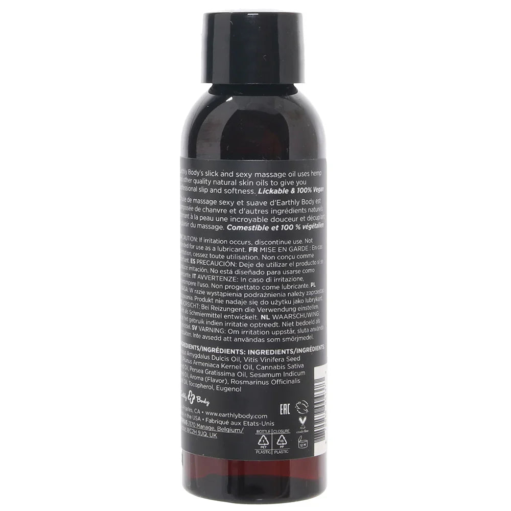 Edible Massage Oil 2oz/60ml in Cherry Burst – Vancouver adult boutique – features