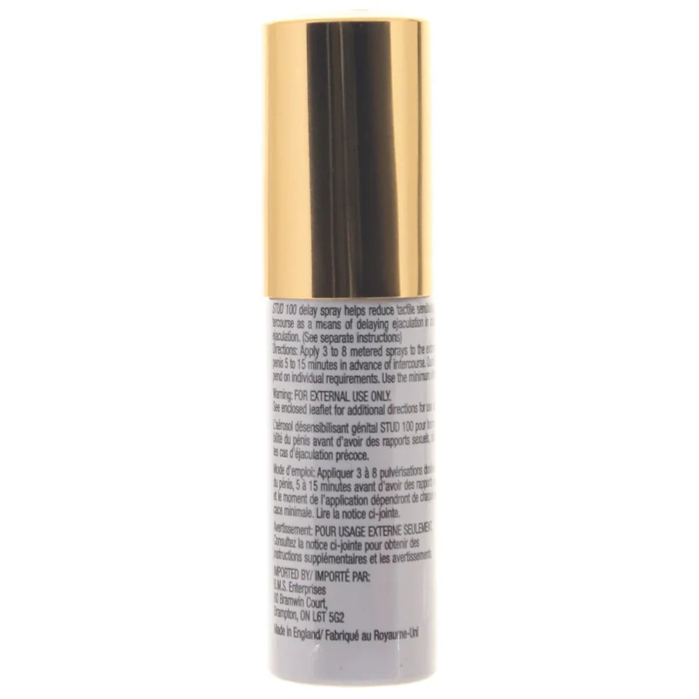 Stud 100 Delay Spray For Men – Heaven Boutique Vancouver – side view