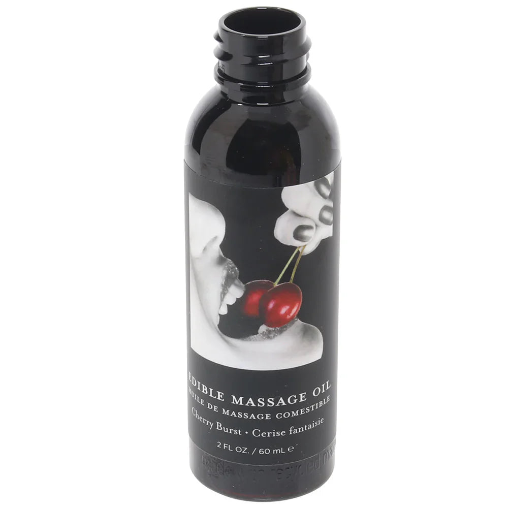 Edible Massage Oil 2oz/60ml in Cherry Burst – Vancouver – packaging view