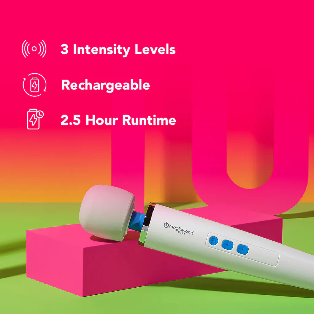 Magic Wand Rechargeable Mini – Heaven Boutique Vancouver – side view