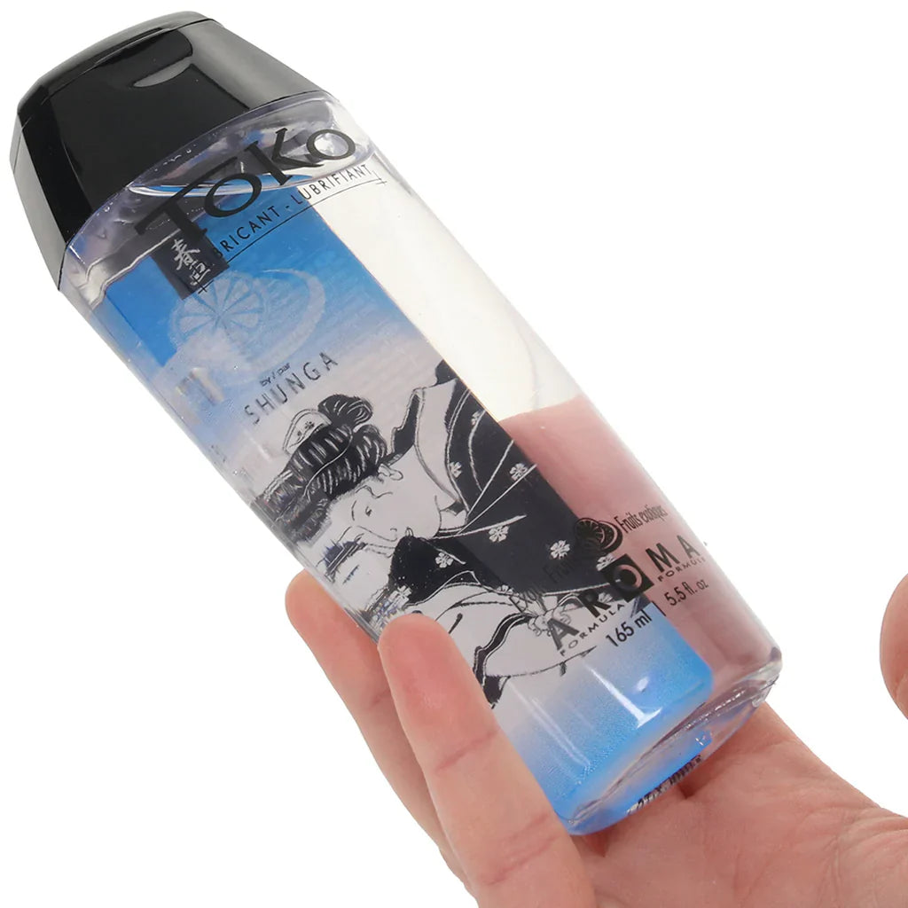 Toko Aroma Flavored Lube 5.5oz/163ml in Exotic Fruits – Heaven Boutique Vancouver – side view