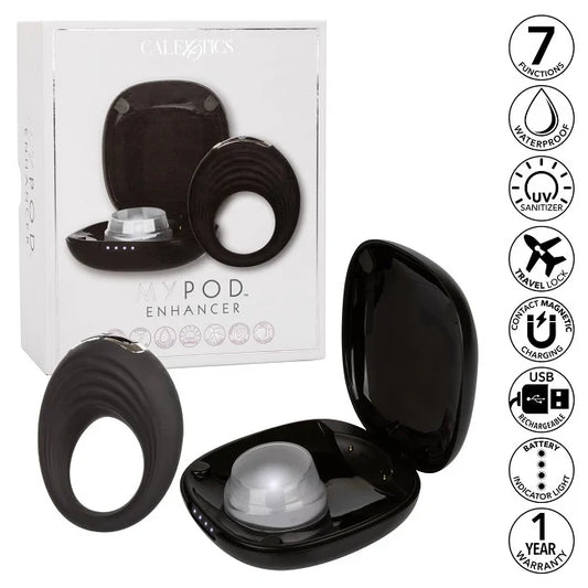 Wireless Rechargeable Cock Ring with UV Sanitizing Case — delivered in Vancouver in 1–2 hours | Heaven Boutique