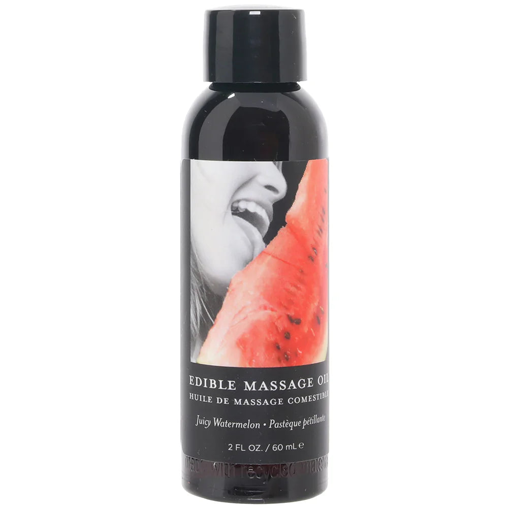Edible Massage Oil 2oz/60ml in Juicy Watermelon — delivered in Vancouver in 1–2 hours | Heaven Boutique