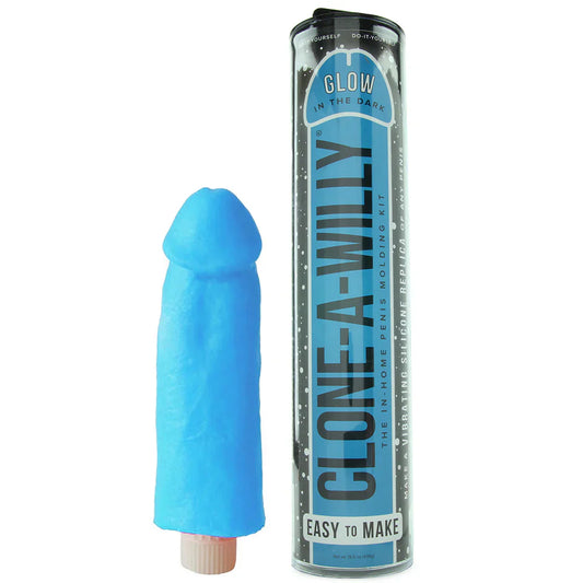 Clone-A-Willy Glow in the Dark in Blue — delivered in Vancouver in 1–2 hours | Heaven Boutique