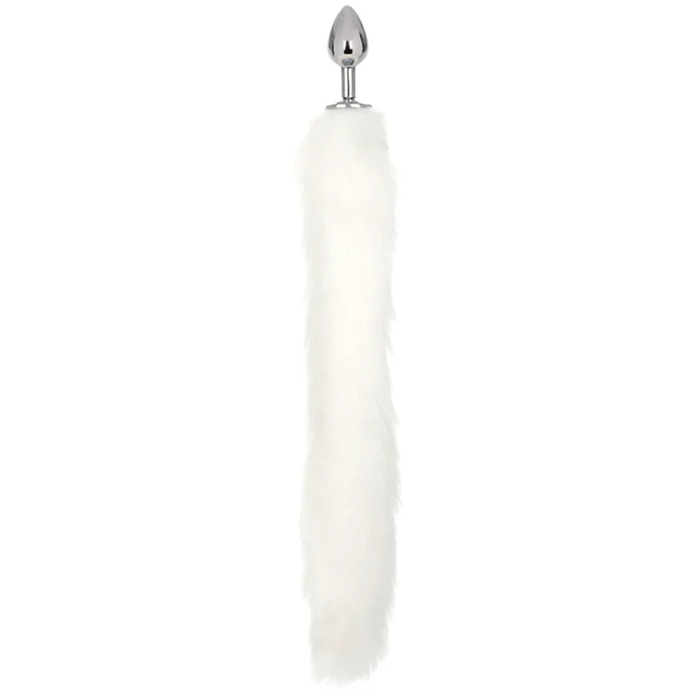 Running Wild White Tail Plug – Vancouver adult boutique – features