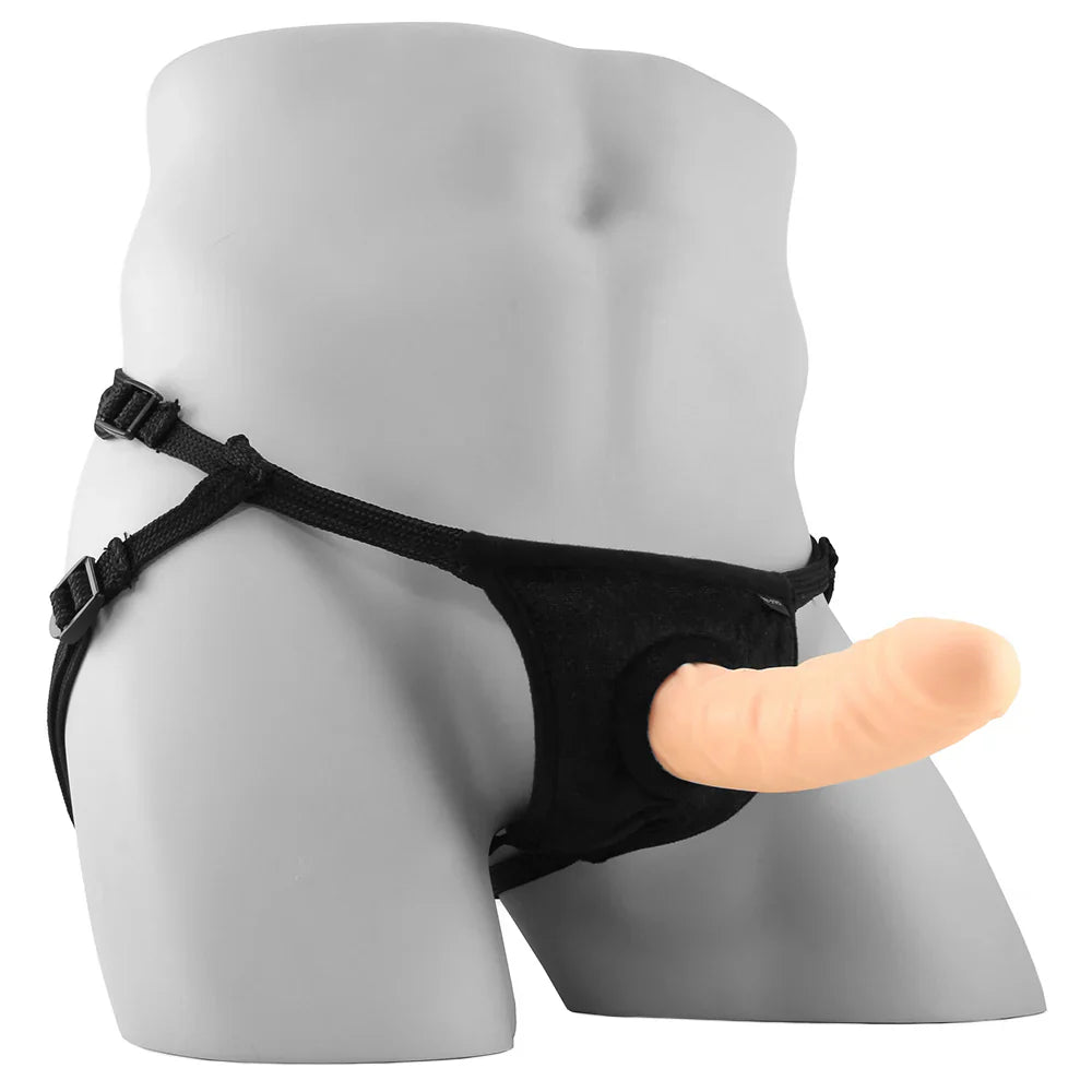 Everlaster Wishbone Hollow Strap-On and Harness in Light — delivered in Vancouver in 1–2 hours | Heaven Boutique
