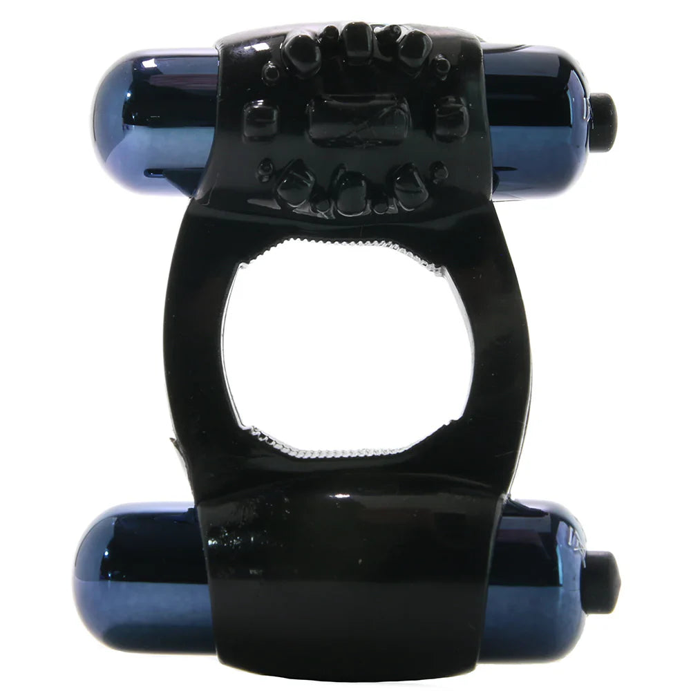 Duo-Vibrating Super Ring in Black — delivered in Vancouver in 1–2 hours | Heaven Boutique