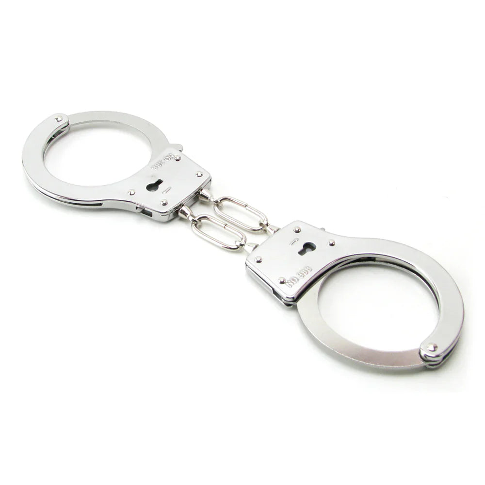 Fetish Fantasy Beginner's Metal Cuffs – Heaven Boutique Vancouver – side view