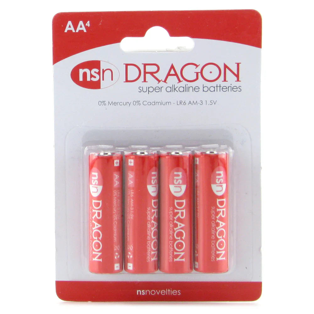 Dragon Super Alkaline Battery 4 Pack in AA — delivered in Vancouver in 1–2 hours | Heaven Boutique