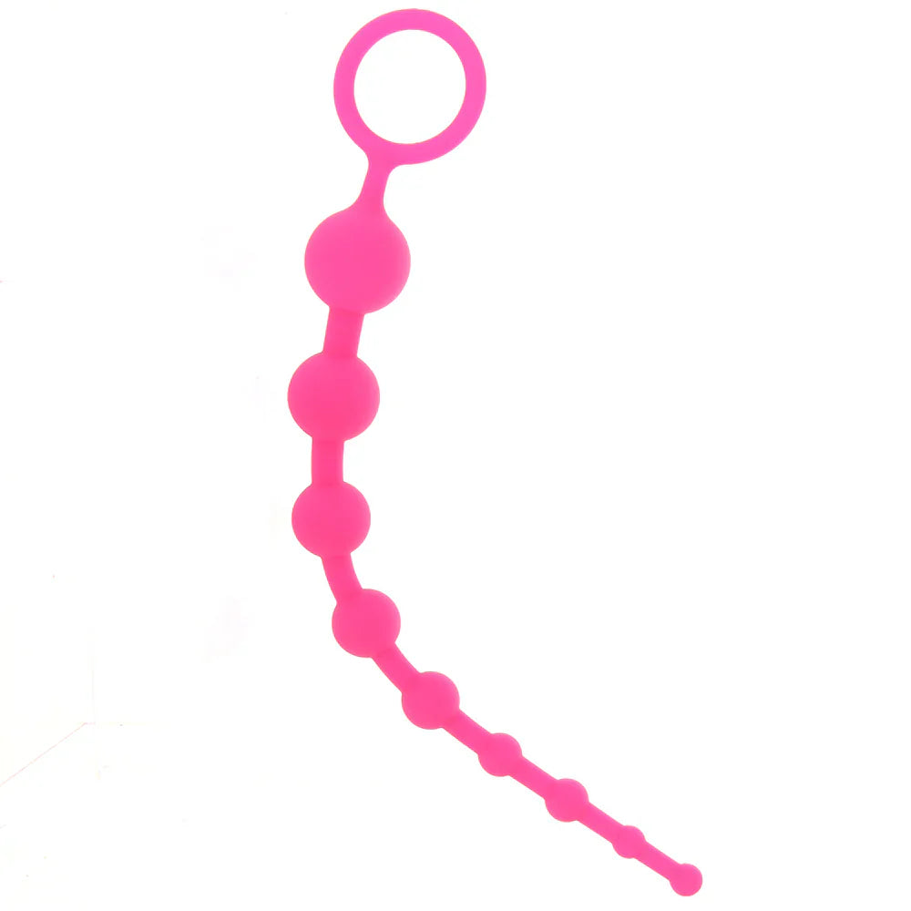 All About Anal Seamless Anal Beads in Pink — delivered in Vancouver in 1–2 hours | Heaven Boutique