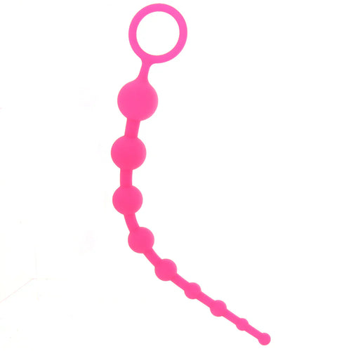 All About Anal Seamless Anal Beads in Pink — buy in Vancouver | Heaven Boutique
