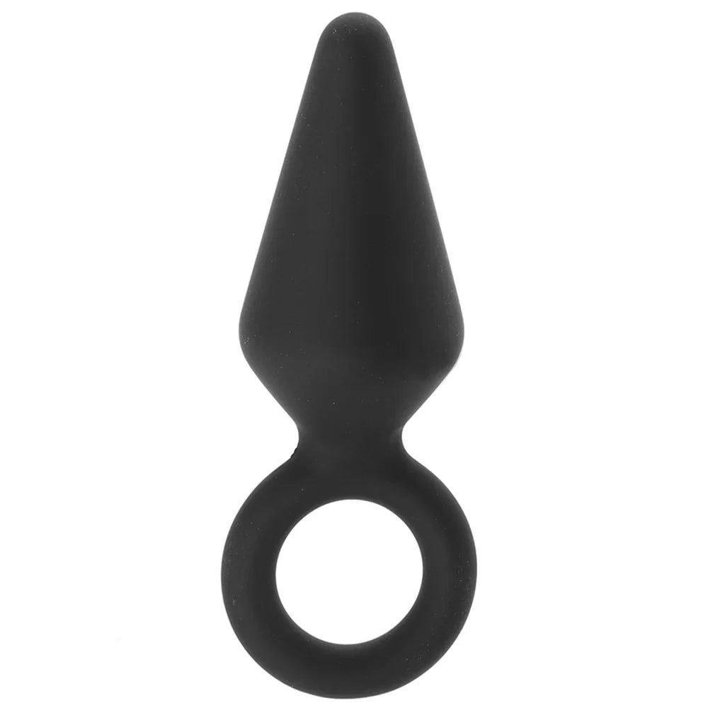 Anal Adventures Platinum Loop Plug in Small - Small – Vancouver adult boutique – features