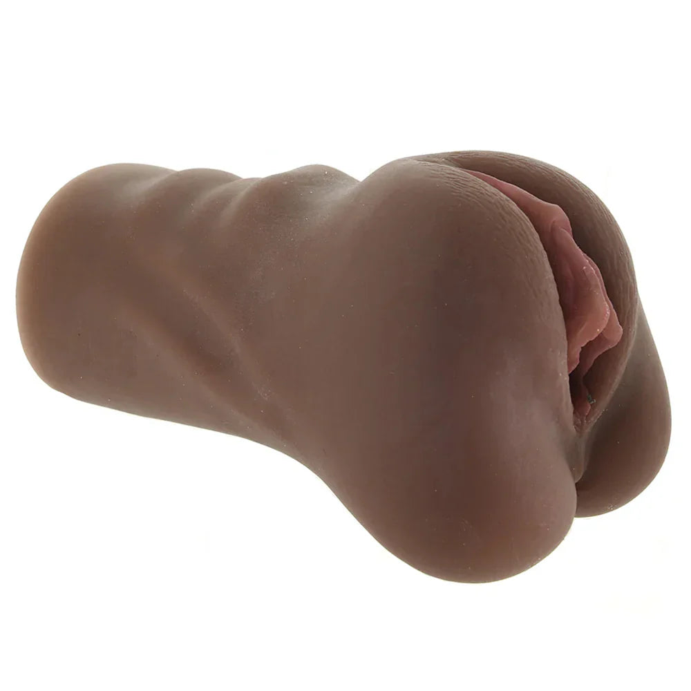 Stroke It Anatomical Pussy Stroker in Brown – Vancouver – packaging view