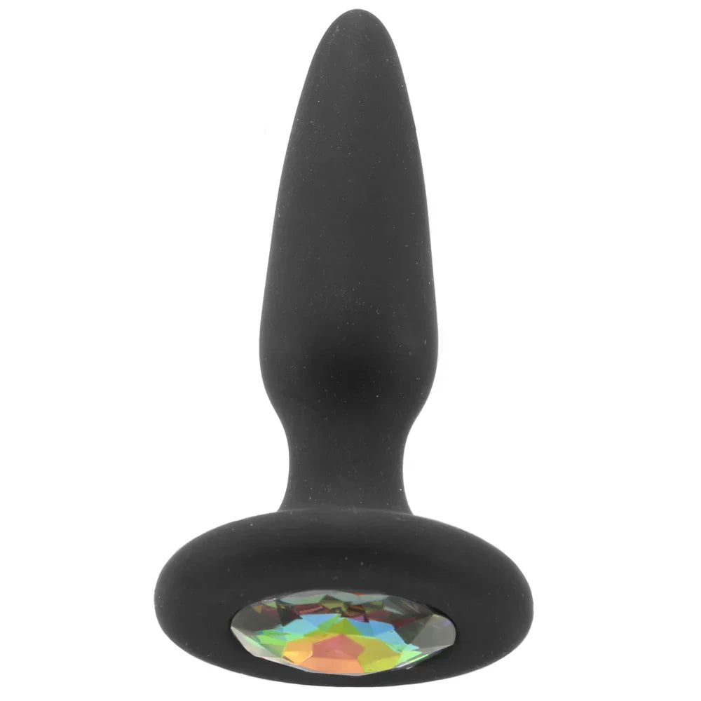 Glams Mini Rainbow Gem Silicone Butt Plug — delivered in Vancouver in 1–2 hours | Heaven Boutique