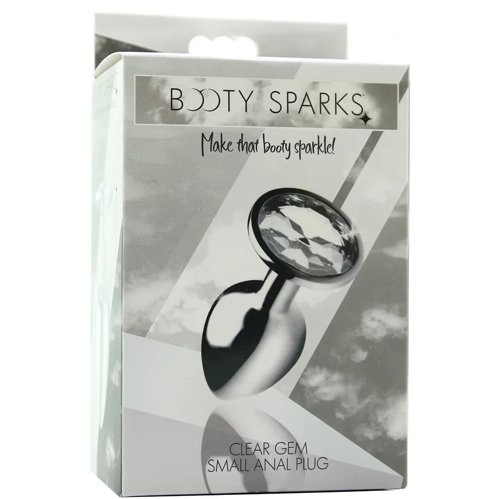 Booty Sparks Clear Gem Anal Plug in Small — delivered in Vancouver in 1–2 hours | Heaven Boutique