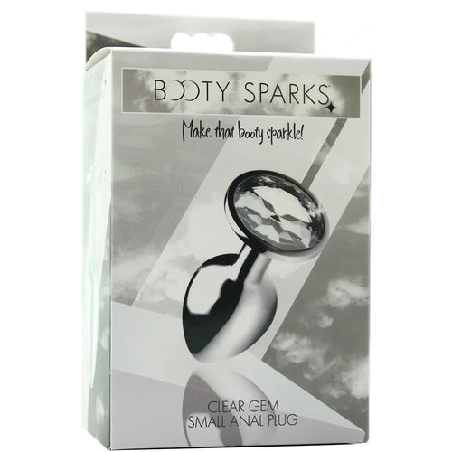 Booty Sparks Clear Gem Anal Plug in Small — delivered in Vancouver in 1–2 hours | Heaven Boutique
