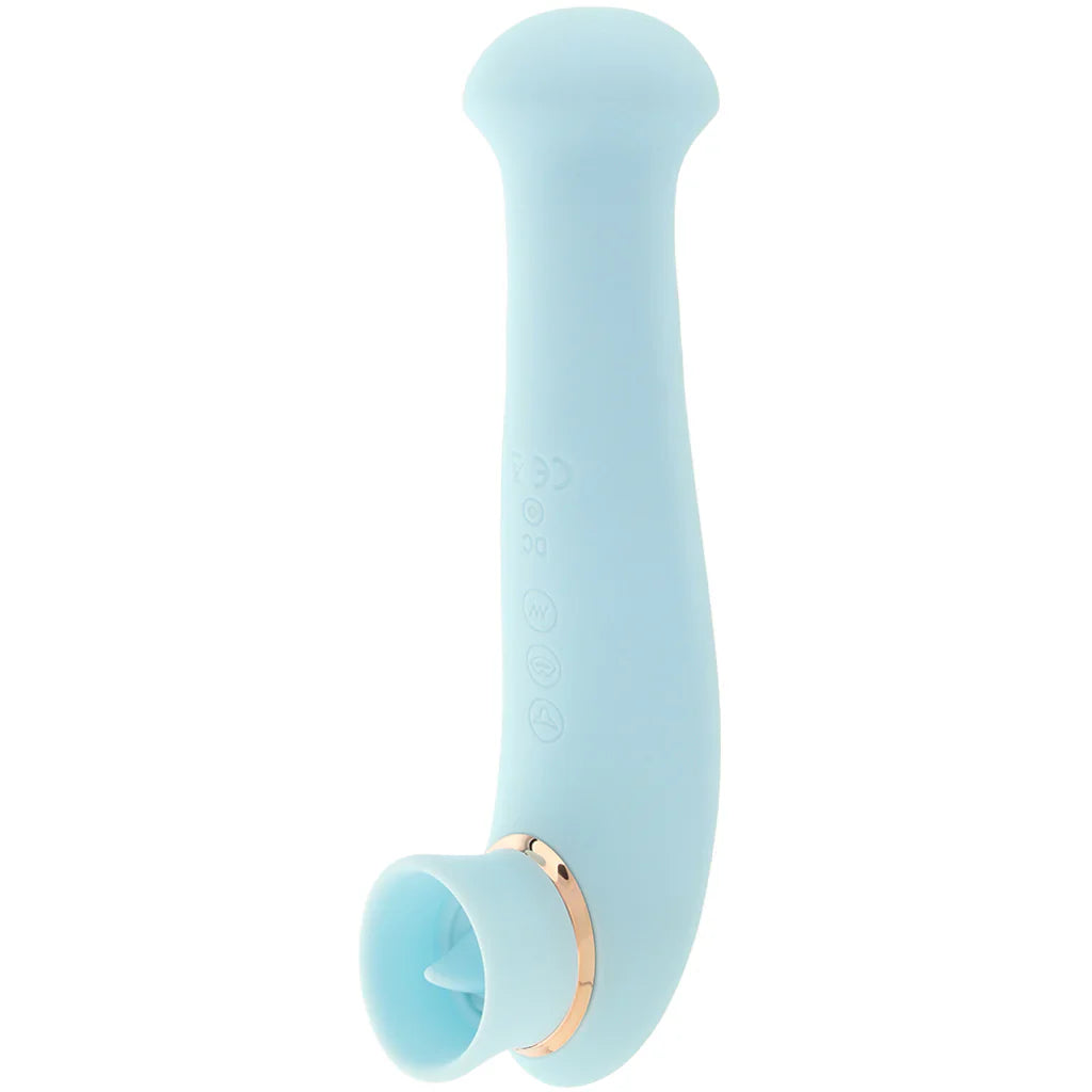 Destiny Sucking, Flickering and Vibrating Massager in Blue – Vancouver — discreet 1–2 hour delivery – close-up view