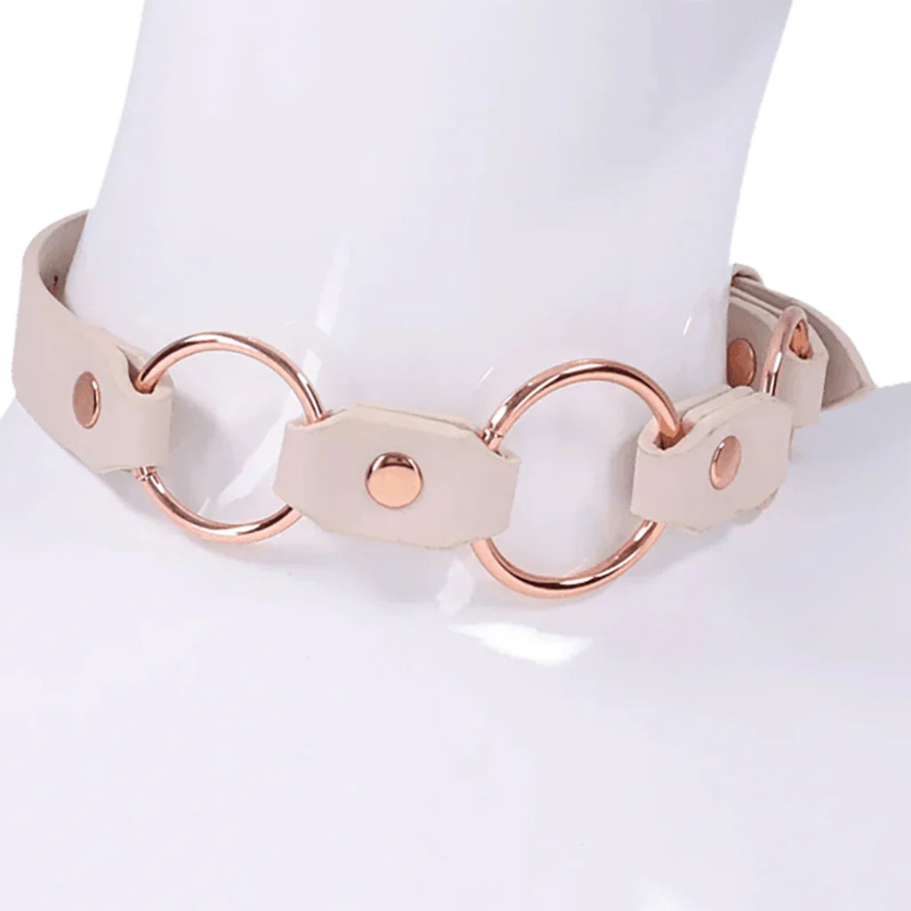 S&M Peaches 'n CreaMe Ring Day Collar – Vancouver adult boutique – features