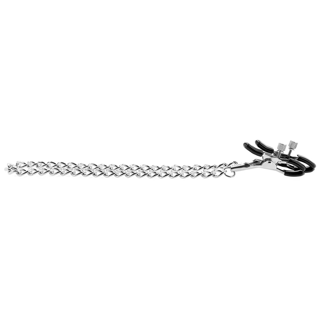 nipple play Bull Nose Nipple Clamps – Heaven Boutique Vancouver – side view