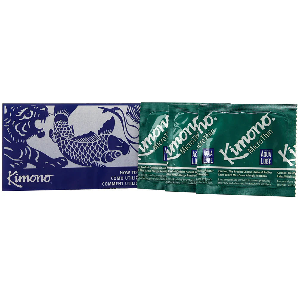 MicroThin Aqua Lube Condoms in 3 Pack Vancouver – product detail