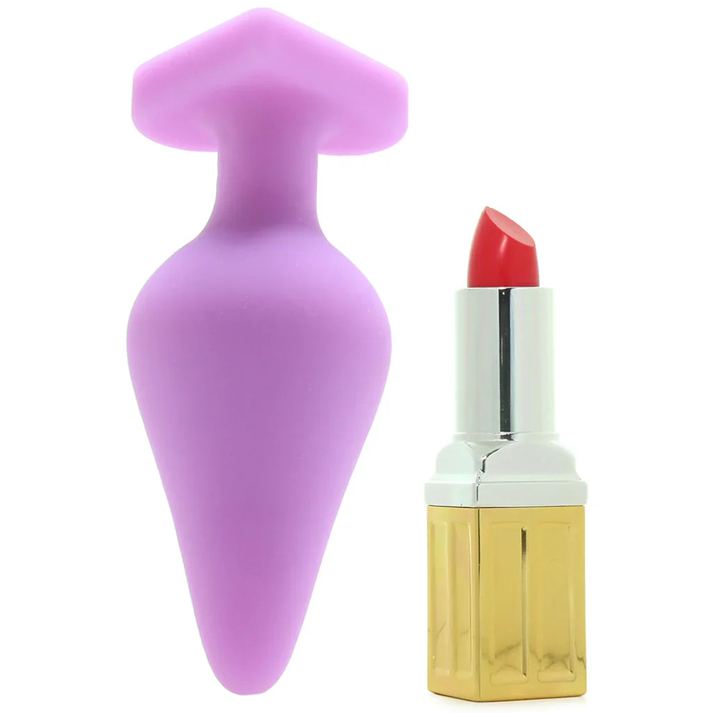 Candy Hearts Do Me Now Small Butt Plug in Purple Vancouver – product detail