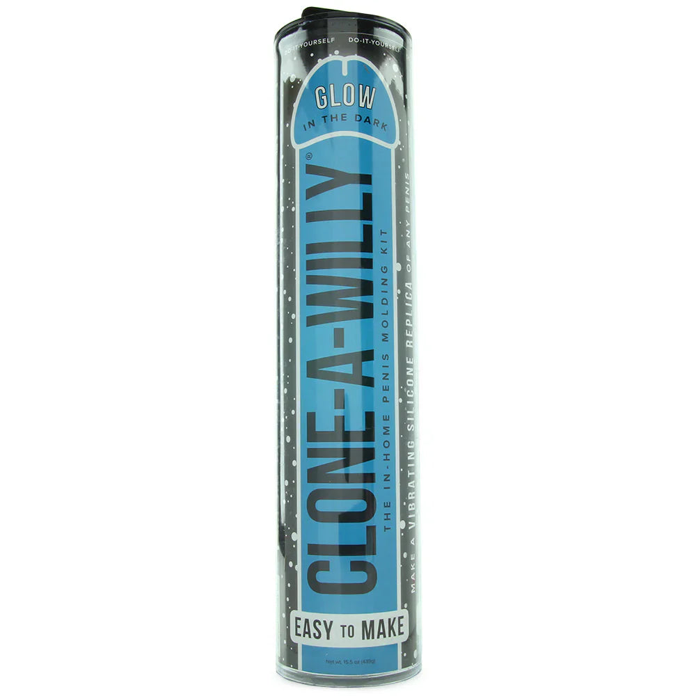 Clone-A-Willy Glow in the Dark in Blue – Vancouver — discreet 1–2 hour delivery – close-up view