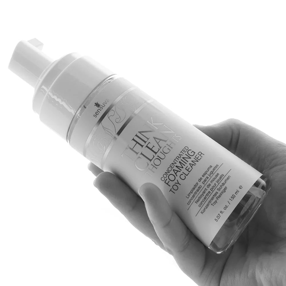 Think Clean Thoughts Foaming Toy Cleaner 5.07oz – Vancouver adult boutique – features