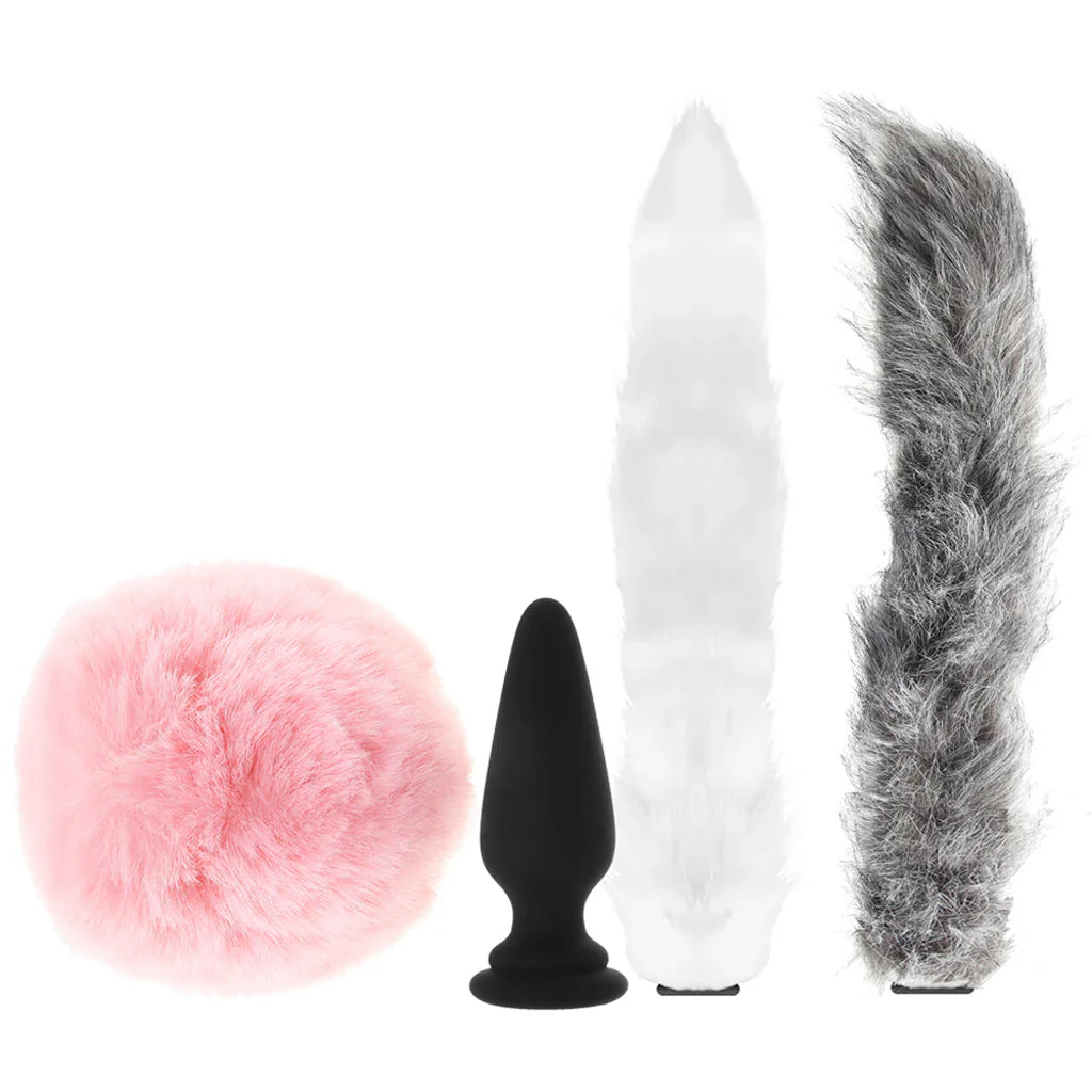 Tailz Snap-On Anal Plug and 3 Interchangeable Tails Set – Vancouver – packaging view