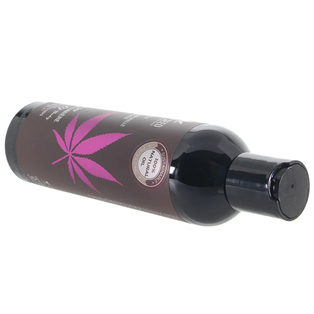 Hemp Seed Massage Oil 8oz/236ml in Skinny Dip – Vancouver – packaging view