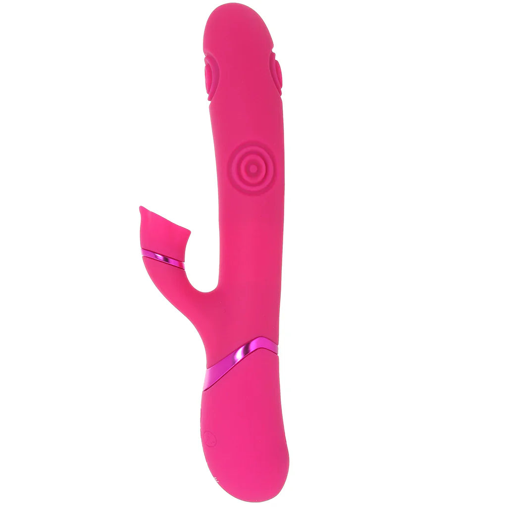Dolce Vive Fiore Air Wave Tapping Rabbit Vibe – Heaven Boutique Vancouver – additional angle