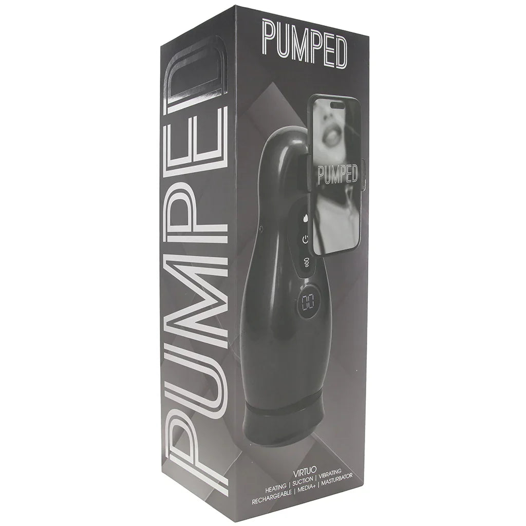 Pumped Virtuo Auto Stroker in Gunmetal — delivered in Vancouver in 1–2 hours | Heaven Boutique