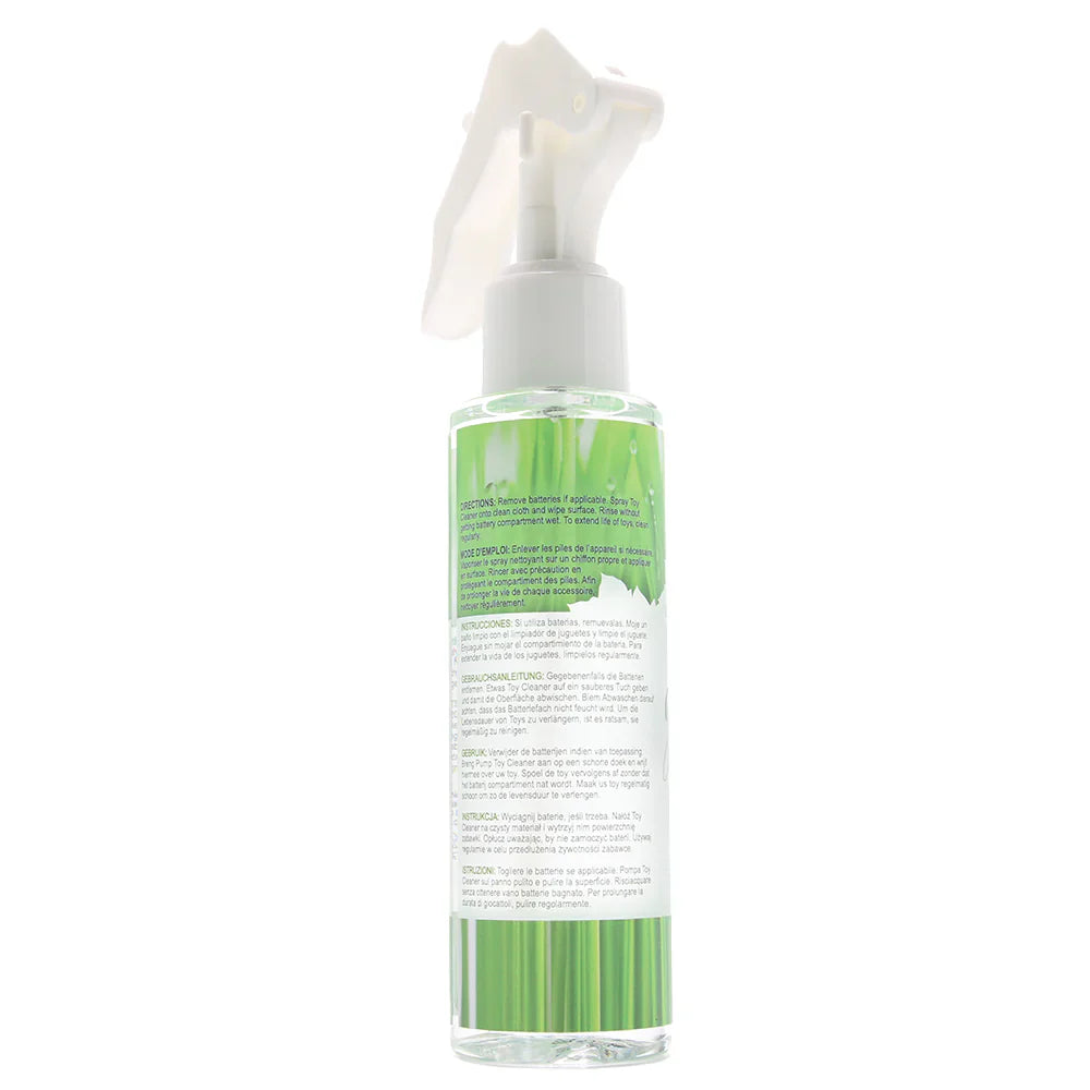 Green Misting Toy Cleaner in 4.2oz/125ml – Vancouver — discreet 1–2 hour delivery – close-up view
