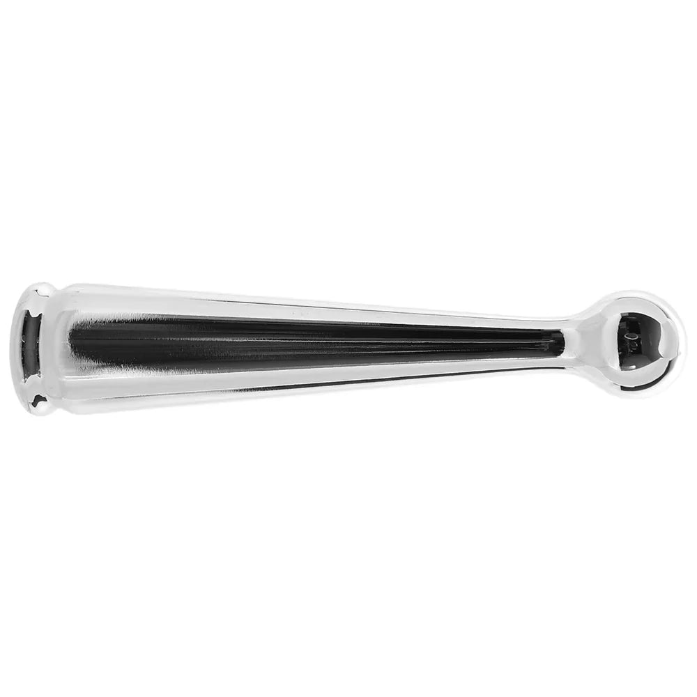 Tease Me Rechargeable Metal Vibe – Heaven Boutique Vancouver – side view