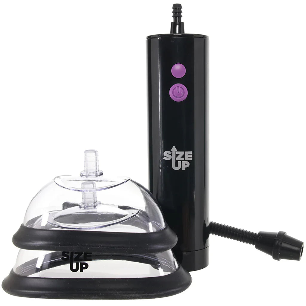 Size Up Power Plumper Automatic Pussy Pump Set – Heaven Boutique Vancouver – side view