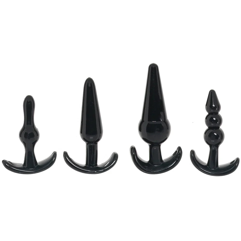 No.80 4-Piece Butt Plug Set – Heaven Boutique Vancouver – side view