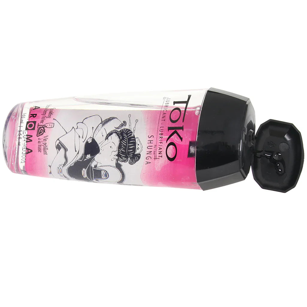 Toko Aroma Flavored Lube 5.5oz/163ml in Strawberry Wine – Vancouver adult boutique – features