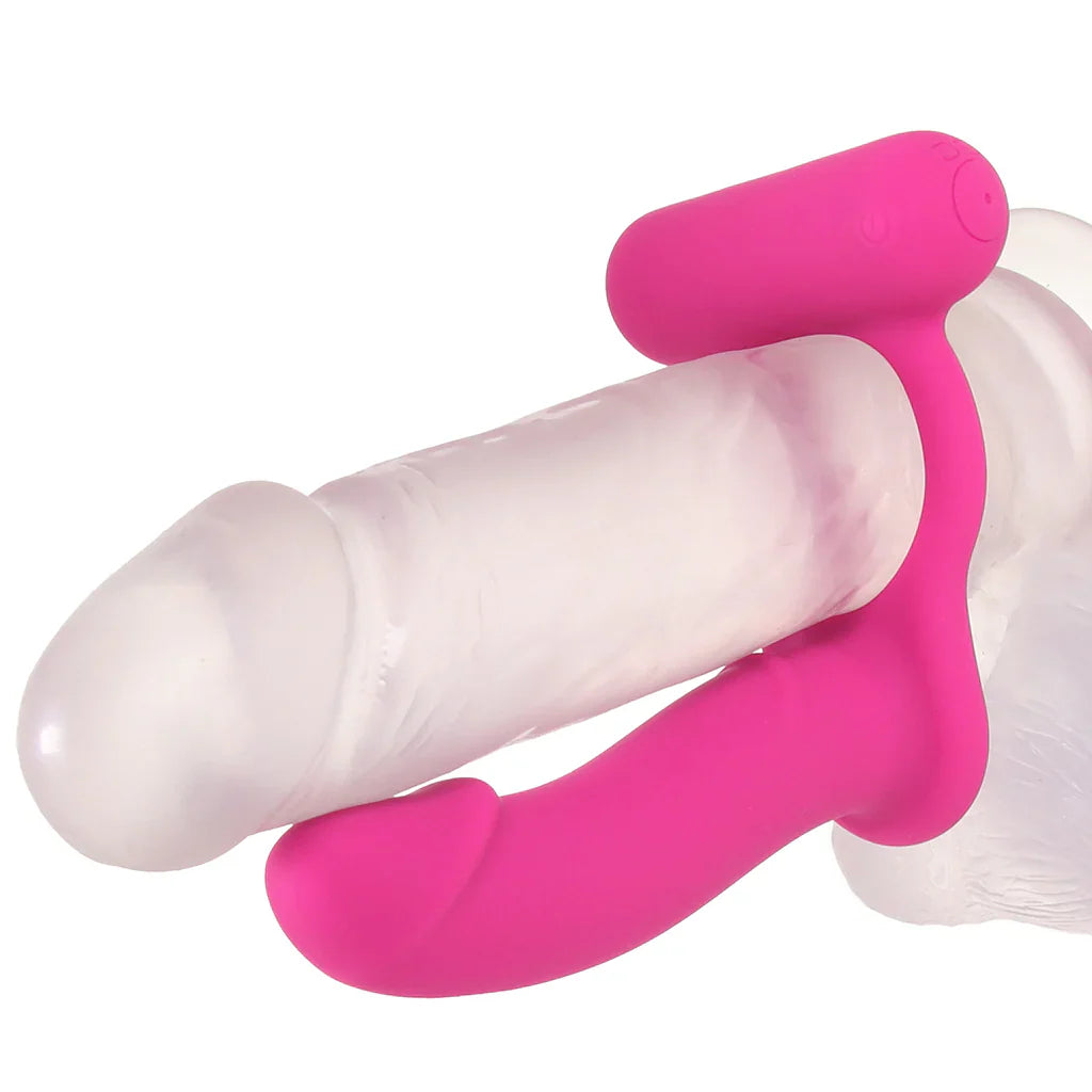 Double Diver Vibrating Ring – Heaven Boutique Vancouver – additional angle