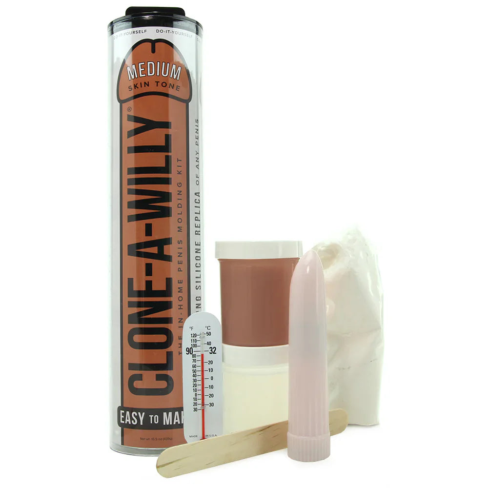 Clone-A-Willy Vibrating Kit in Medium – Vancouver – packaging view