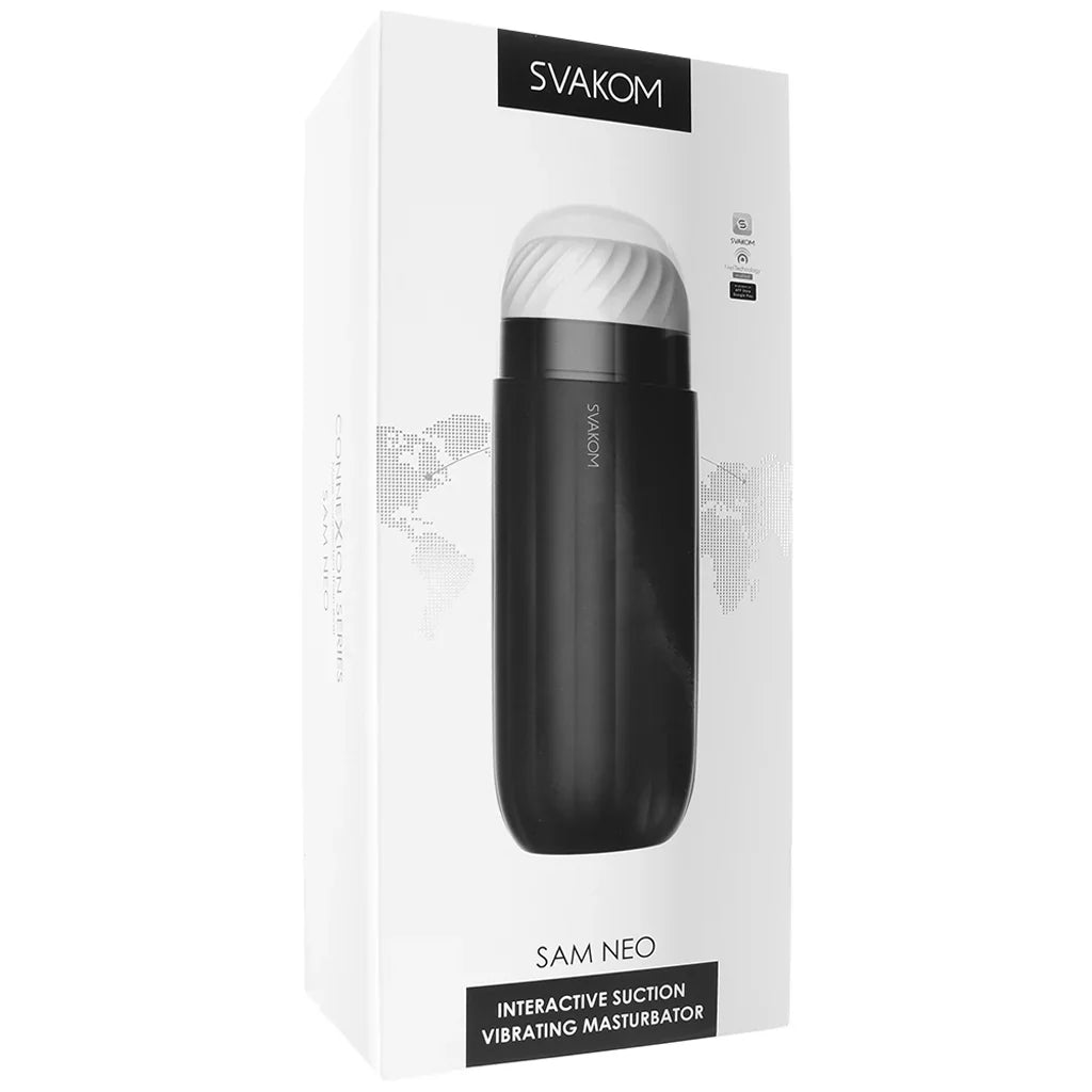 Sam Neo Interactive Suction & Vibration Masturbator — delivered in Vancouver in 1–2 hours | Heaven Boutique