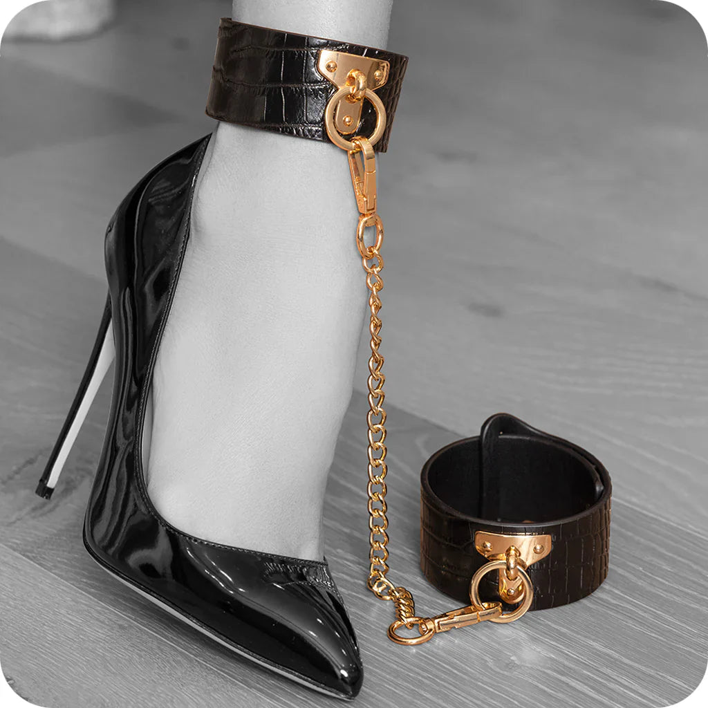 Ouch! Rome Collection Leg Cuffs – Vancouver adult boutique – features