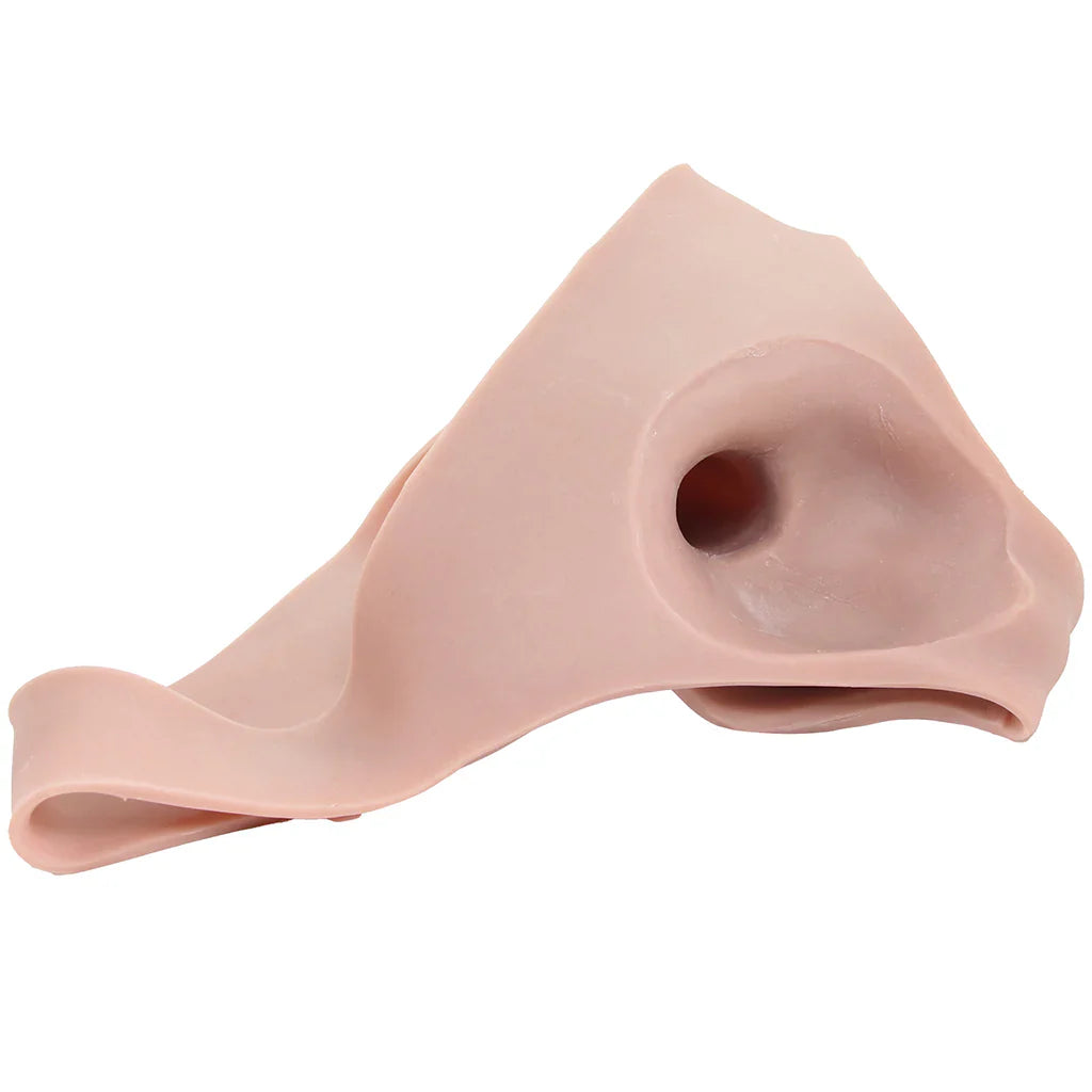 Master Series 6 Inch Hollow Silicone Harness – Heaven Boutique Vancouver – side view