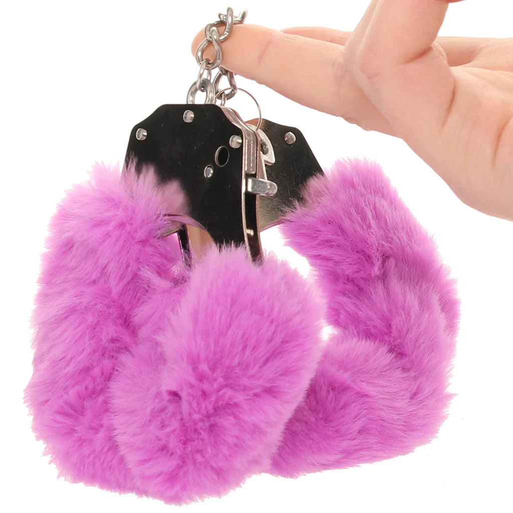 Ouch! Heavy Duty Fluffy Cuffs in Purple Vancouver – product detail